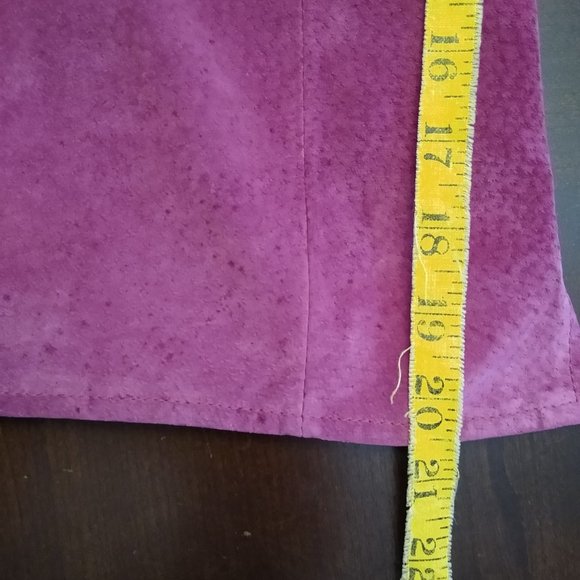 Pink Washable Genuine Suede, Cap Sleeve Top, Arden B, Vintage (mid 90s) Size XS - Picture 8 of 16